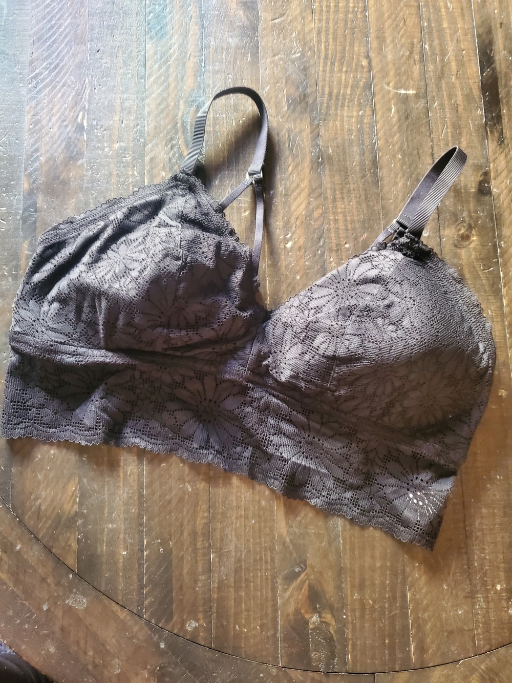 aerie Black Lace Wireless Bralette